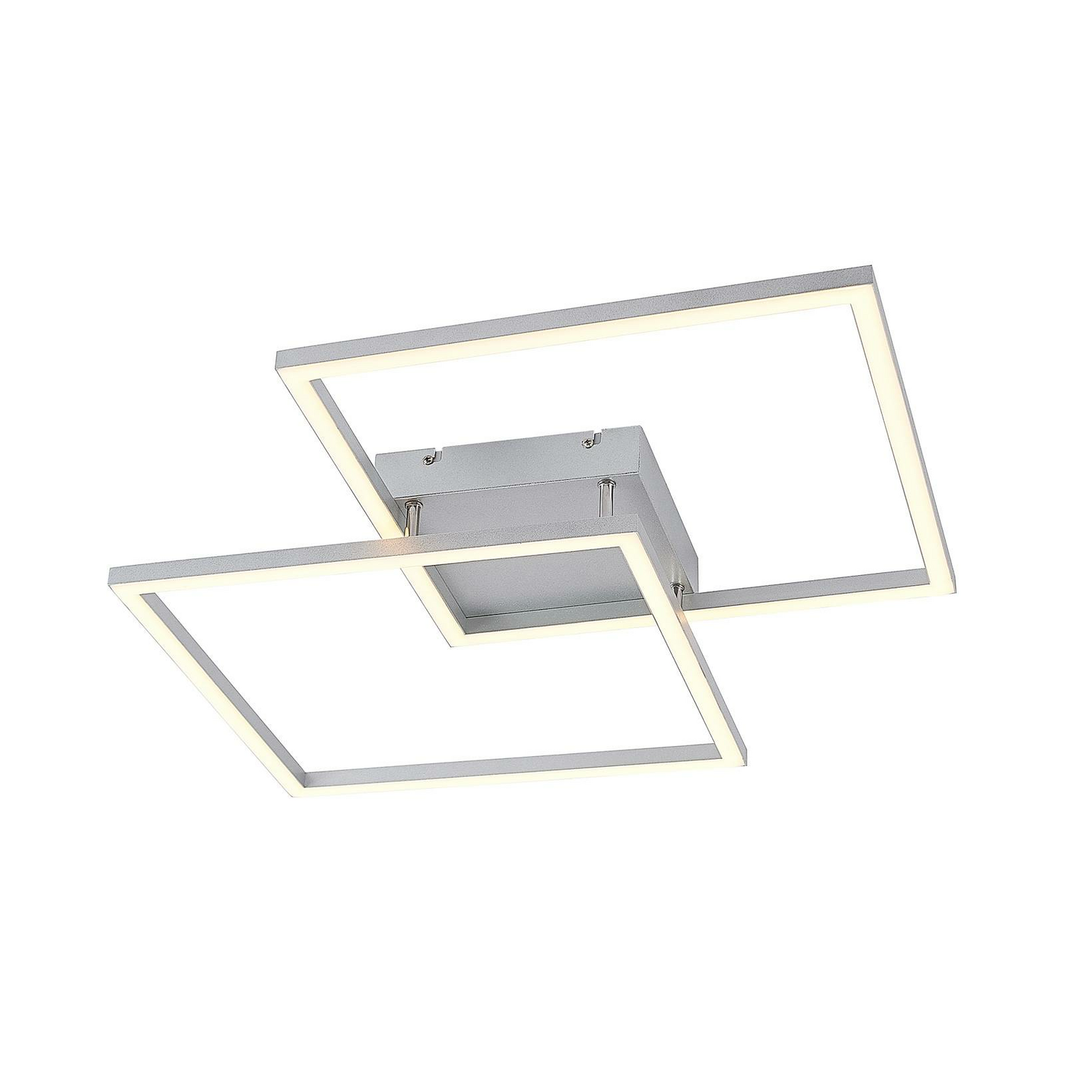 B-Ware Lucande Muir Led Deckenlampe Deckenlampe Lampe Leuchte 32 Watt Warmweiß Silber - 4251096596496
