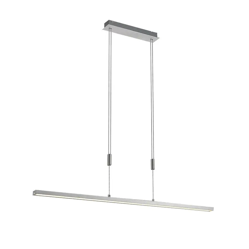 B-Ware Led Hängeleuchte Pendelleuchte Lucande Myron Aluminium Touchdimmer Höhenverst82