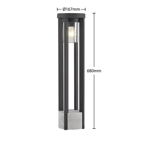 B-Ware Lucande Overa Wegeleuchte Wegelampe Lampe Außenlampe Leuchte E27 Siehe Text/Foto - 4251911703504