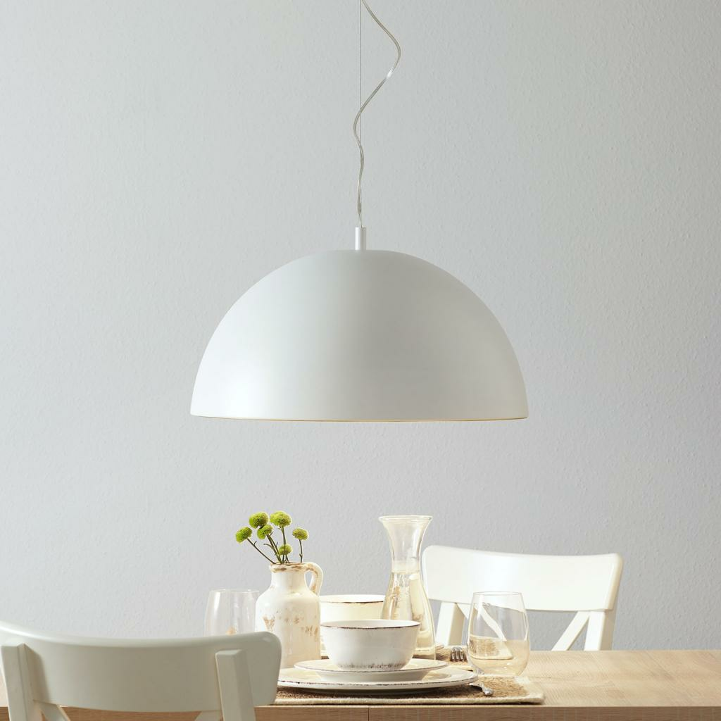 B-Ware Lucande Phelan Hängeleuchte Hängeleuchte Lampe Leuchte Deckenlampe 50cm Weiß Gol - 4251096576733
