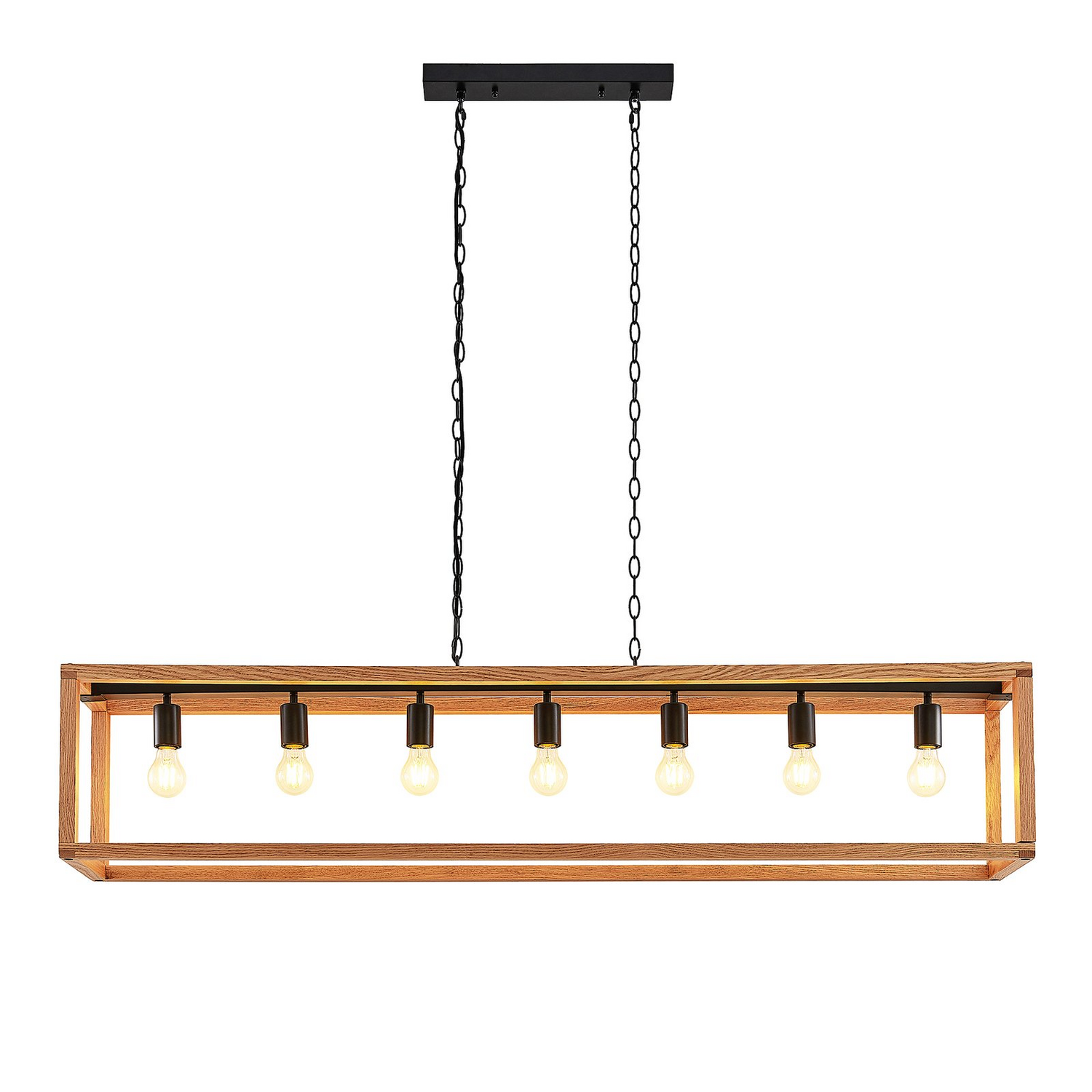 Lucande Sedrik Hängelampe Siebenflammig Deckenlampe Deckenleuchte Lampe Leuchte B-Ware - 4251096576115