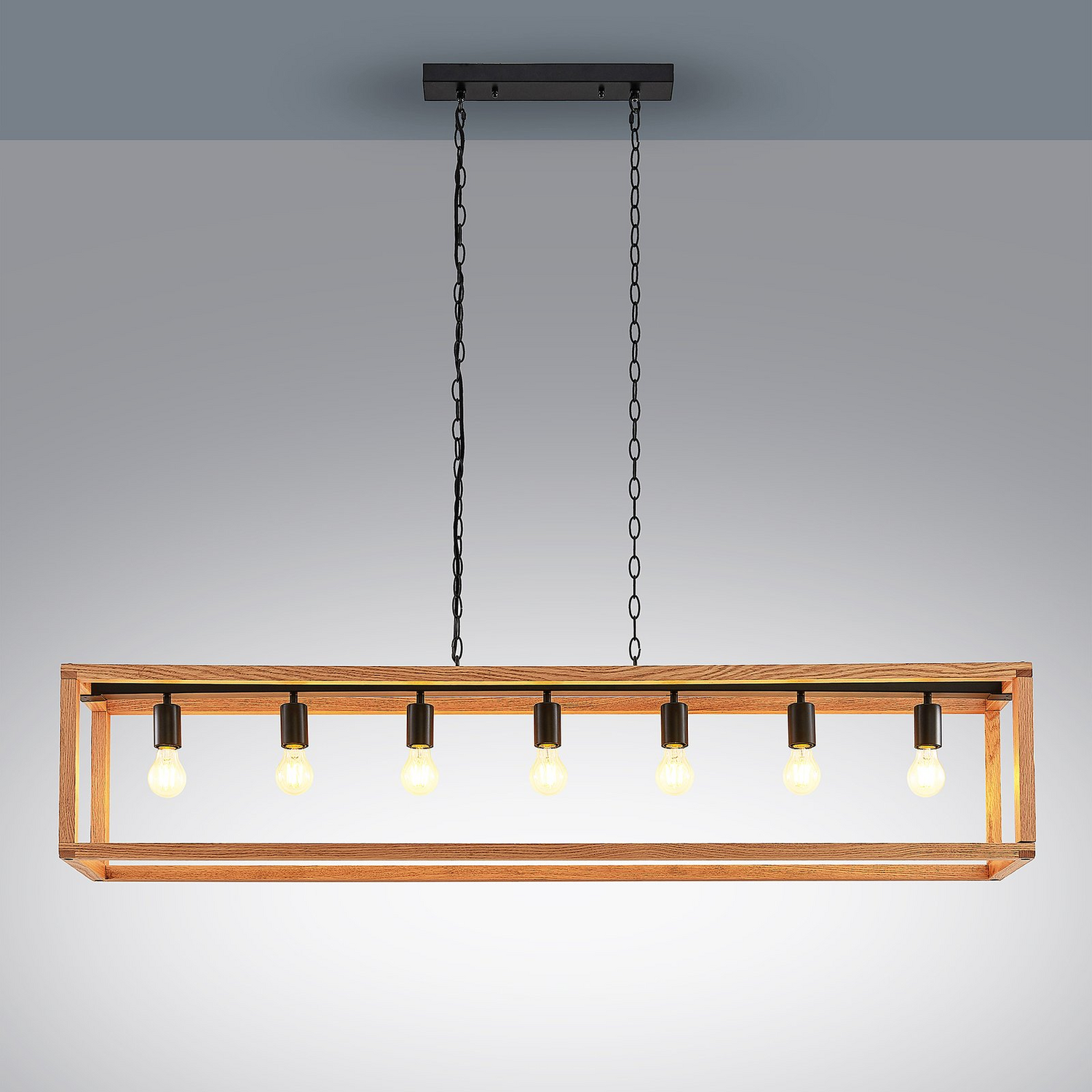 B-Ware Lucande Sedrik Hängelampe Siebenflammig Deckenlampe Deckenleuchte Lampe Leuchte - 4251096576115