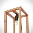 Lucande Sedrik Stehleuchte Standlampe Wohnzimmer Kastenform Schwarz Modern - 4251096576061