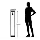 B-Ware Lucande Sedrik Stehleuchte Standlampe Wohnzimmer Kastenform Schwarz Modern - 4251096576061