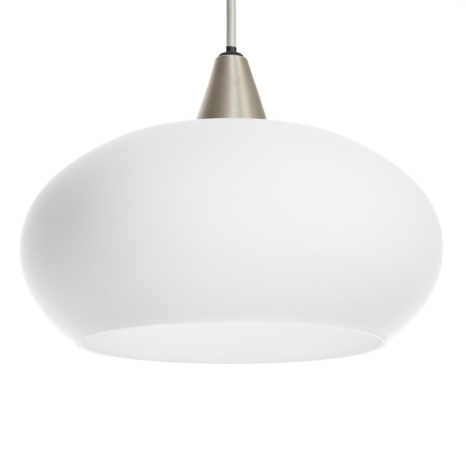 Suspension Lucande Sharvil de qualité B, plafonnier, suspension, lampe, éclairage, nickel W116