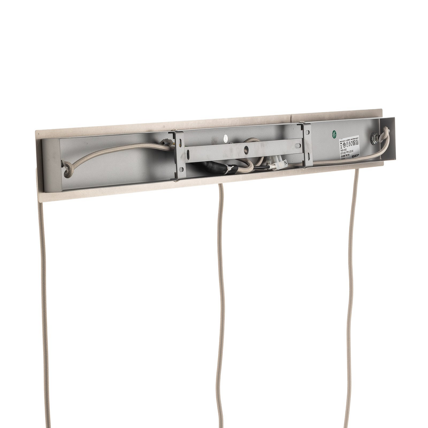 Suspension Lucande Sharvil de qualité B, plafonnier, suspension, lampe, éclairage, nickel W116