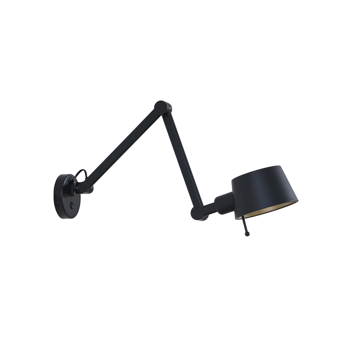 Lucande Silka verstellbar E27 Wandleuchte Wandlampe Leuchte Lampe LED schwarz - 4251911778755