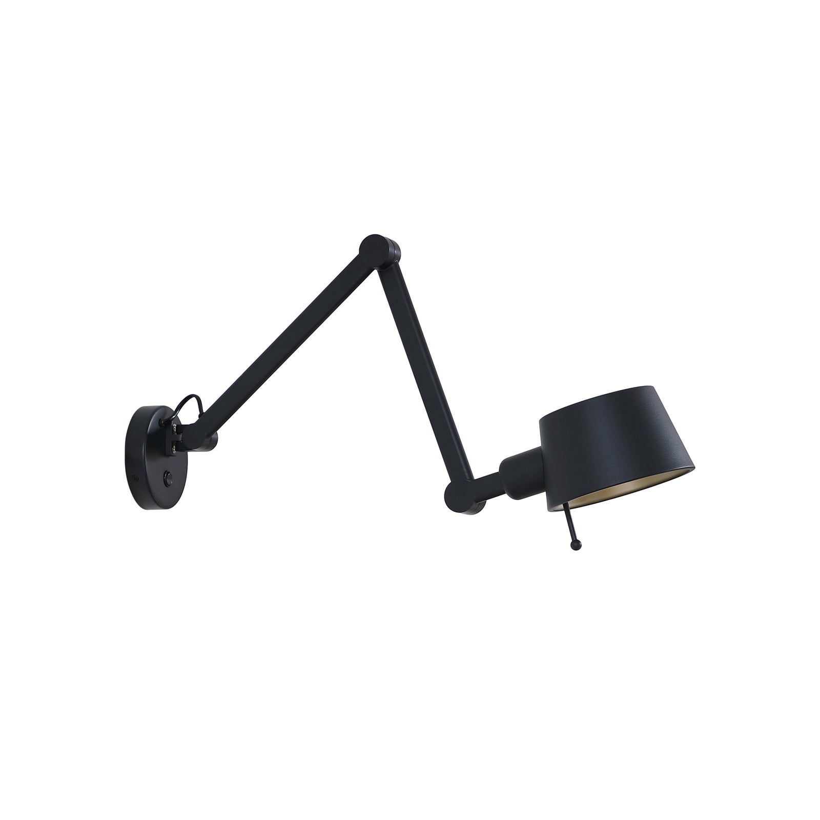 Lucande Silka verstellbar E27 Wandleuchte Wandlampe Leuchte Lampe LED schwarz - 4251911778755