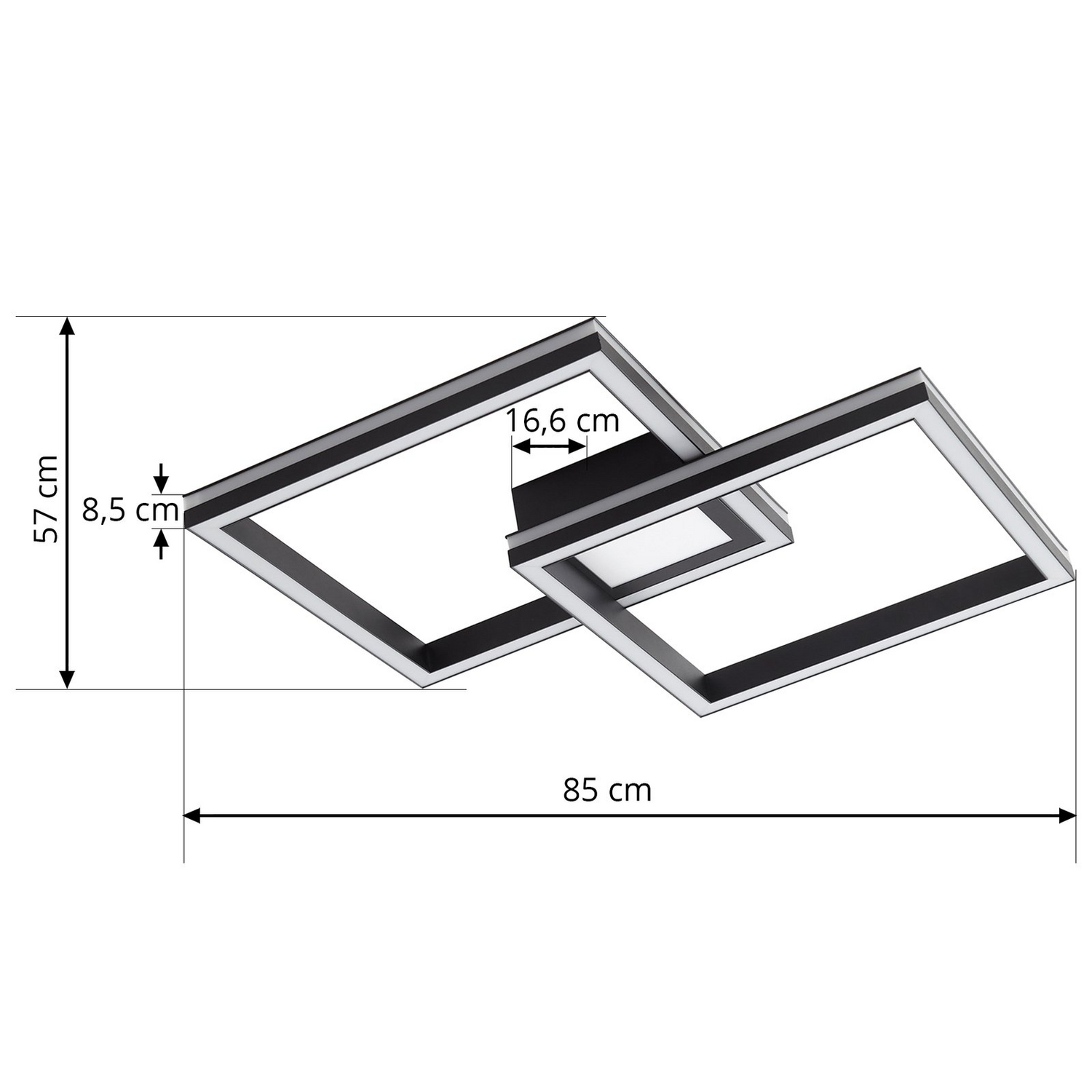 B-Ware Lucande Smart Tjado Led Deckenlampe Deckenleuchte Lampe Leuchte Deckenlicht - 4251911766172