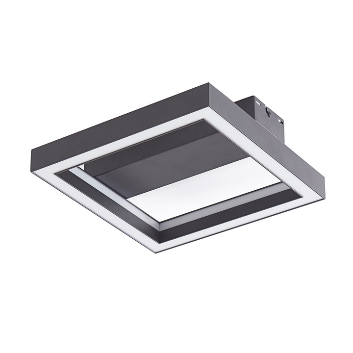 Lucande Led Deckenleuchte Lampe Smart Rgbw Tjado 30 Cm Schwarz Wlan App   B-Ware - 4251911765991
