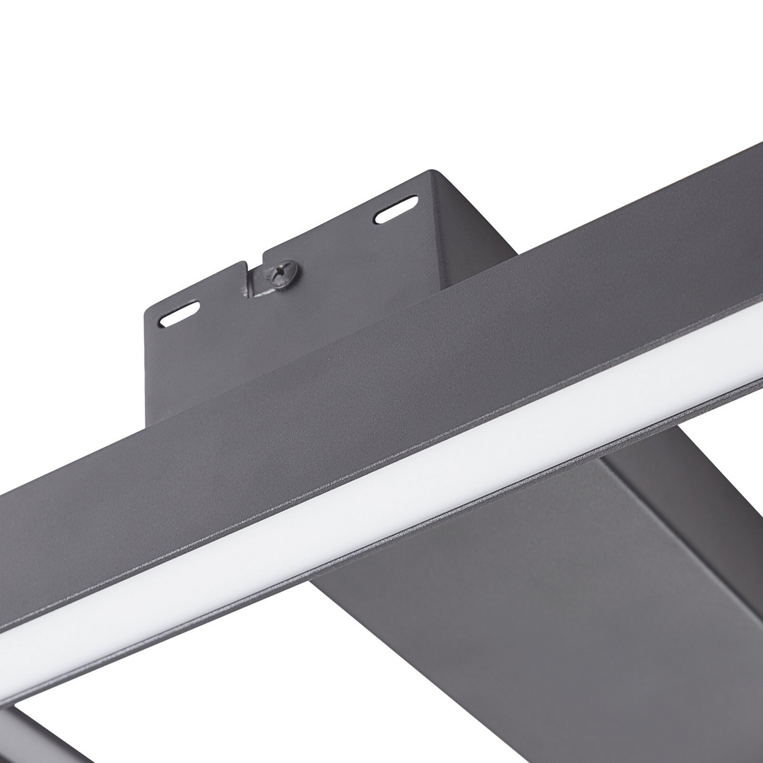 Lucande Led Deckenleuchte Lampe Smart Rgbw Tjado 30 Cm Schwarz Wlan App   B-Ware - 4251911765991