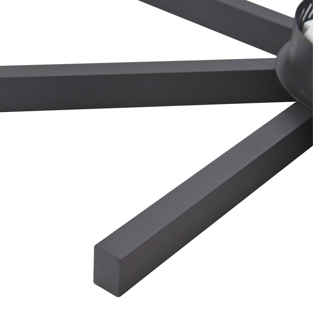 Lucande Smart Led Deckenleuchte Tjado ø 70 Cm Schwarz Deckenlampe Lampe Leuchte B-Ware