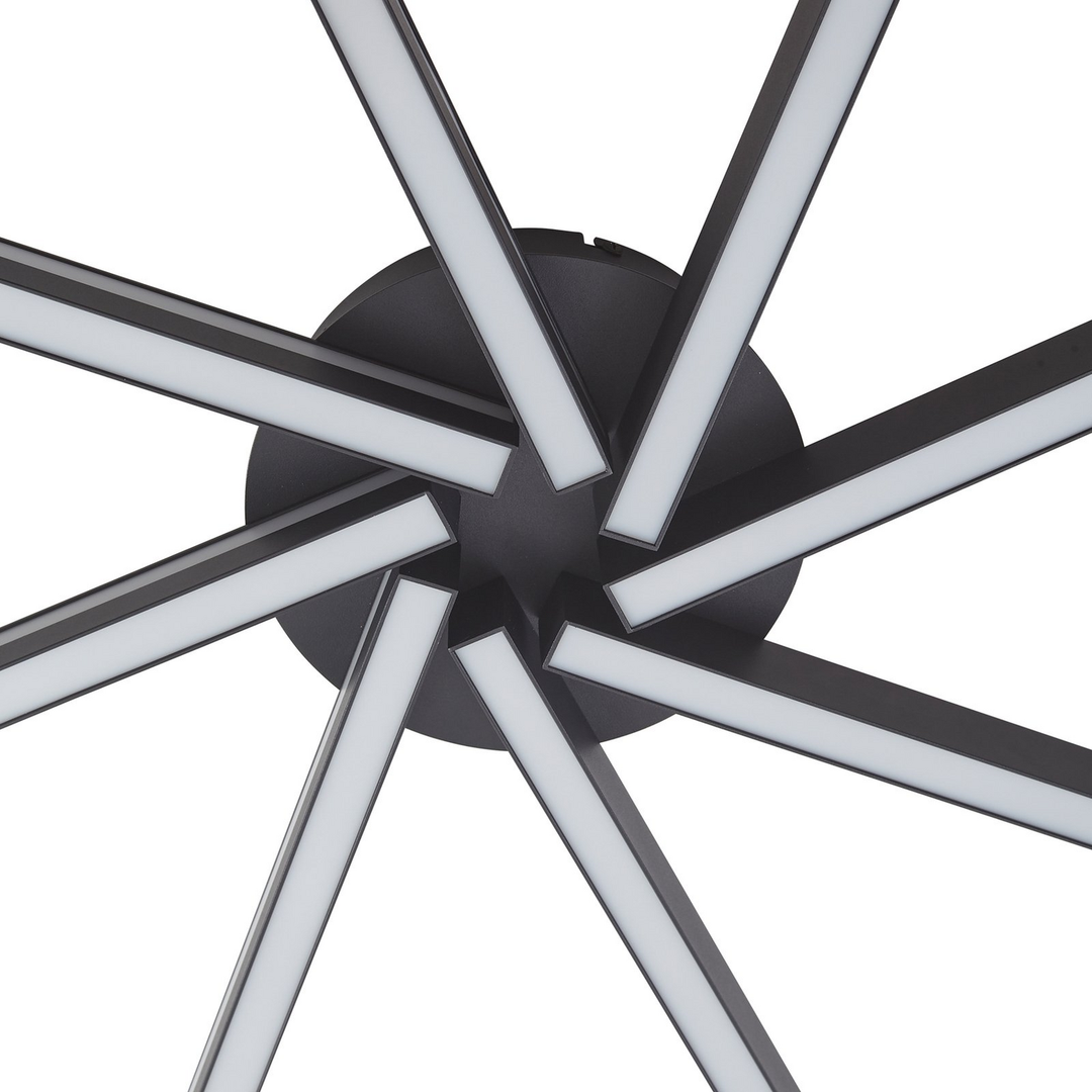 Lucande Smart Led Deckenleuchte Tjado ø 70 Cm Schwarz Deckenlampe Lampe Leuchte B-Ware