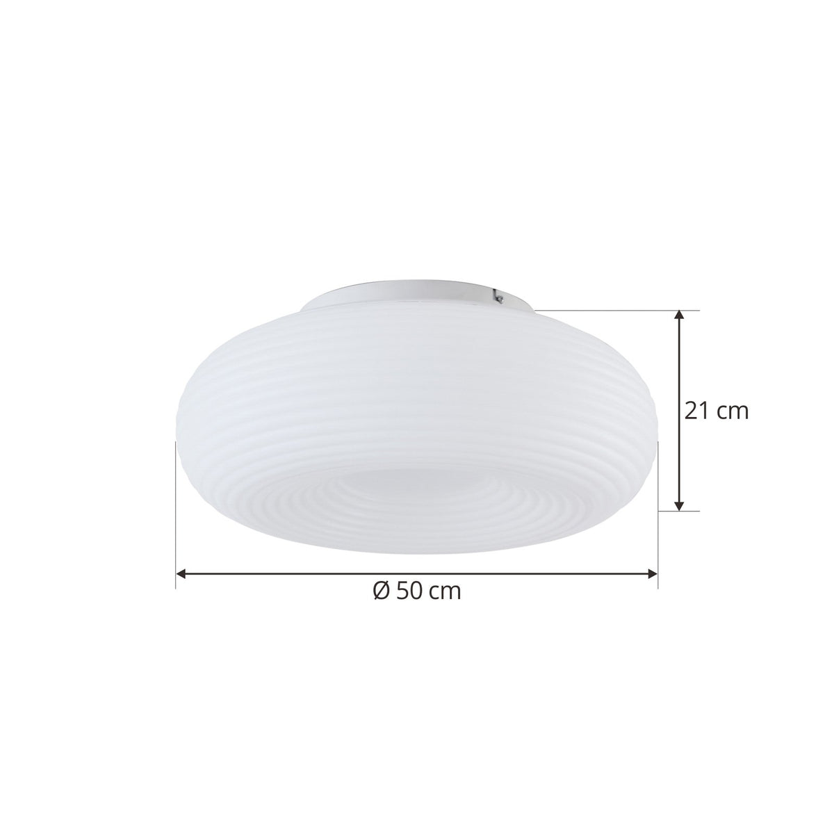 Lucande Deckenleuchte Bolti Smart Lampe LED Tuya Fernbedienung weiß RGBW CCT - 4251911776034