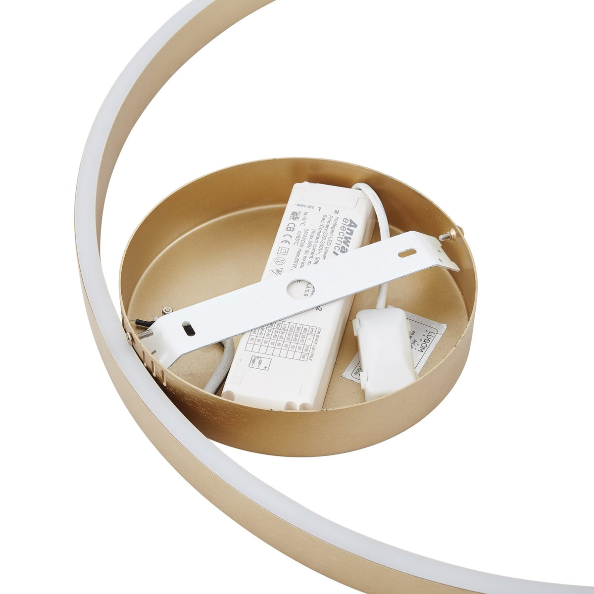 Lucande Deckenleuchte Deckenlampe LED Smart gold Fernbedienung Tuya Aluminium - 4251911778267