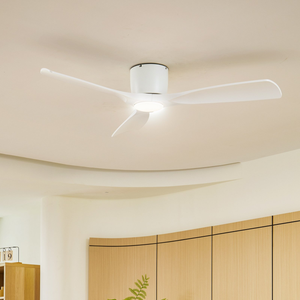 B-Ware Deckenventilator Ventilator Lampe Led Smart Lucande Moneno Weiß Wlan Tuya App