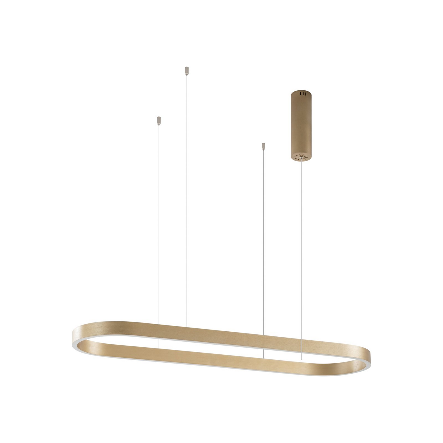 B-Ware Lucande Led Hängeleuchte Pendelleuchte Smart Melinay Gold Wlan Tuya Dimmbar