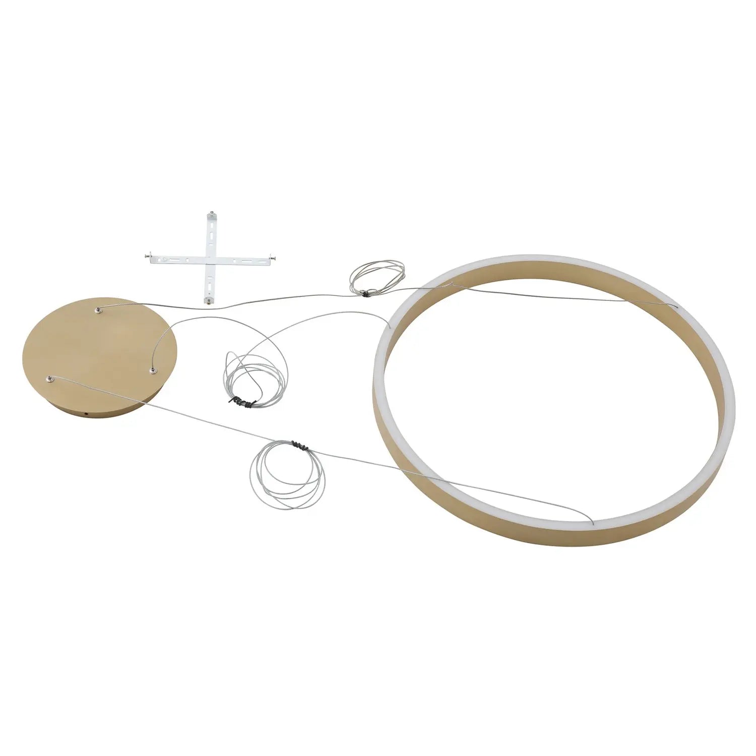 B-Ware Lucande Led Hängeleuchte Pendelleuchte Yonam Smart Lampe Gold 1 Flammig Tuya808 - 4251911778427