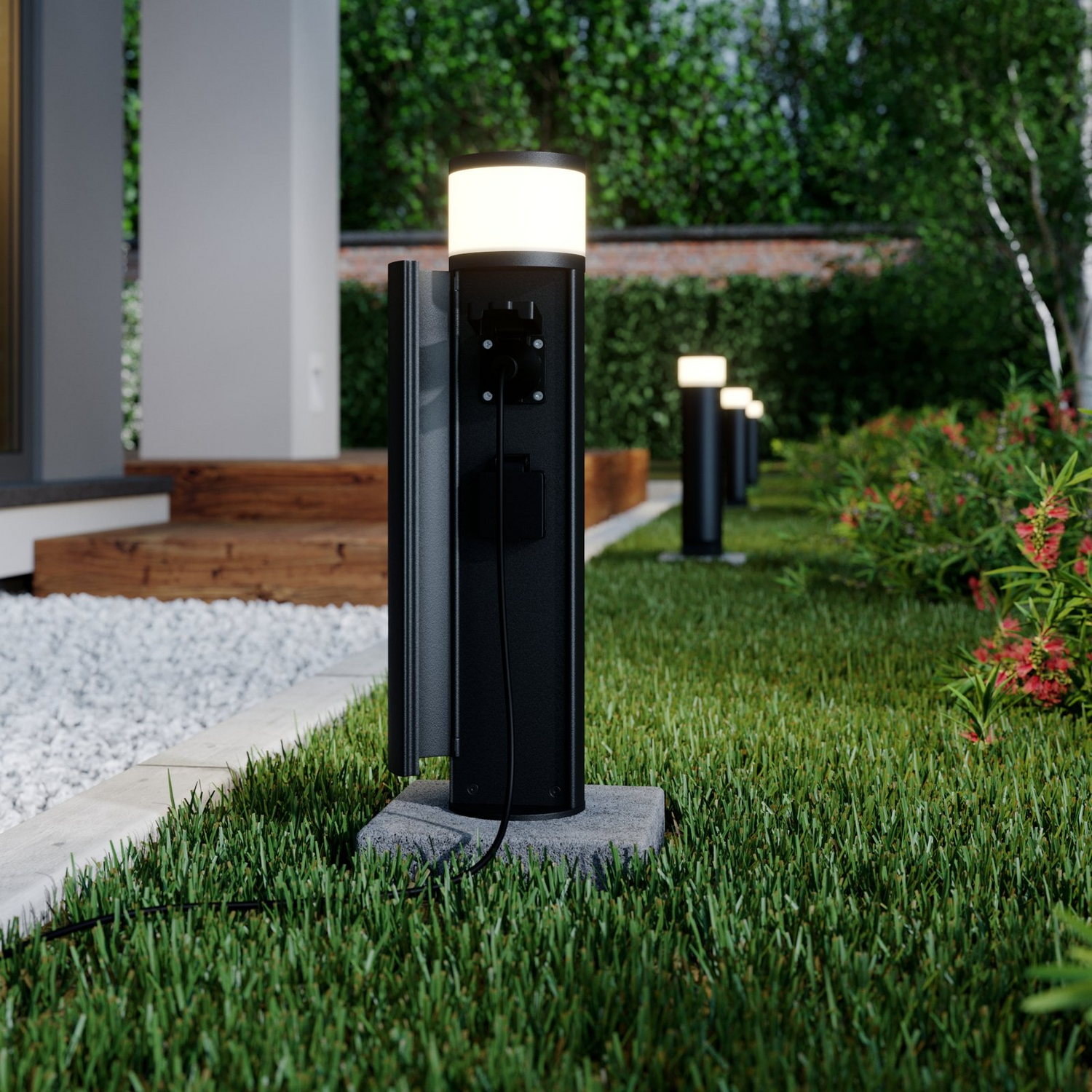 B-Ware Lucande Corban Sockelleuchte Wegeleuchte Wegelampe Lampe G9 Siehe Text/Foto - 4251096573626