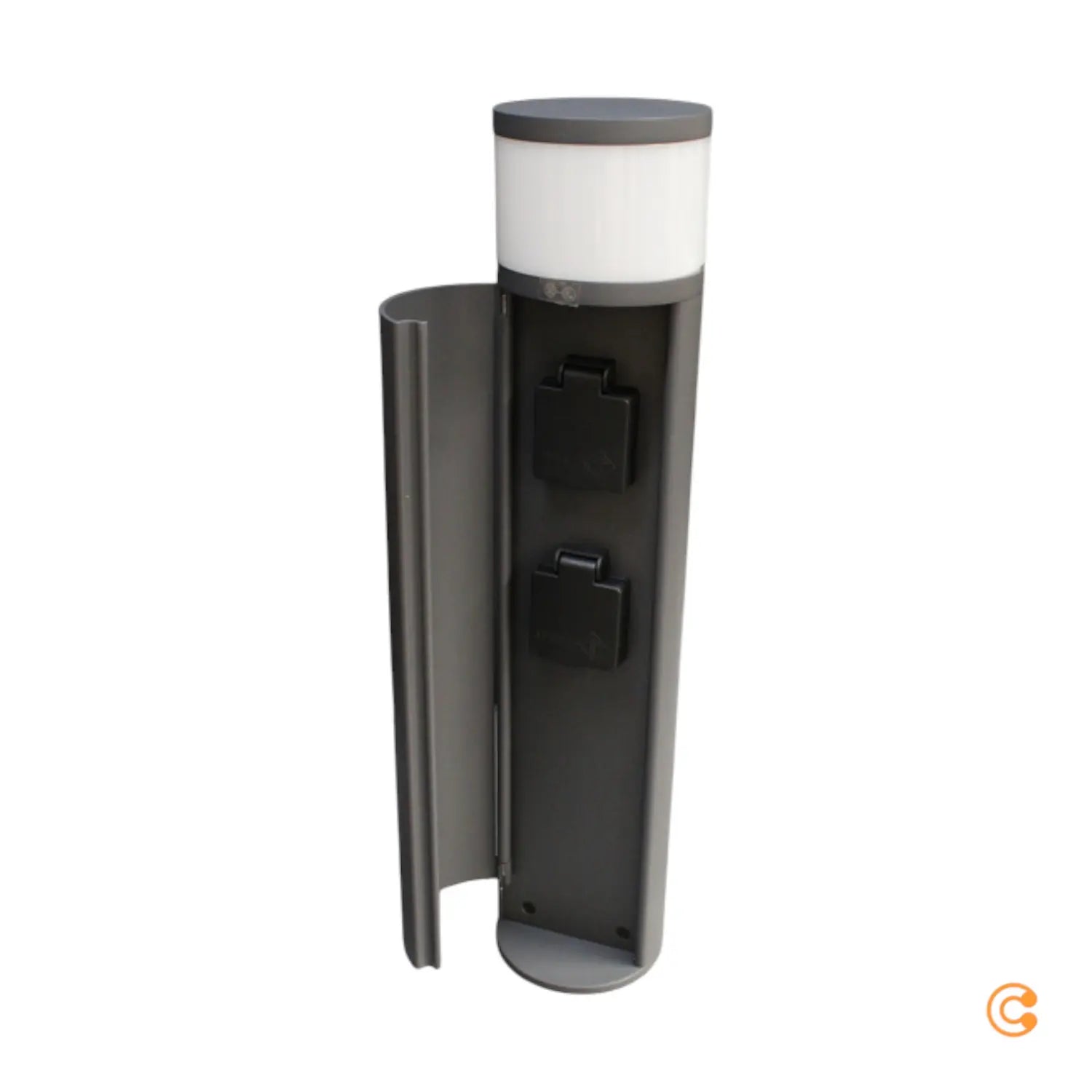 B-Ware Lucande Corban Sockelleuchte Wegeleuchte Wegelampe 2 Steckdosen Siehe Text/Foto - 4251096573626