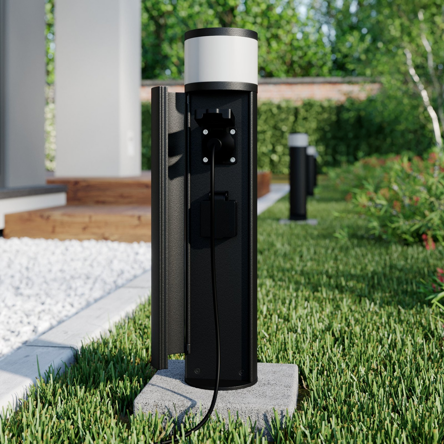 B-Ware Lucande Corban Sockelleuchte Wegeleuchte Wegelampe Lampe G9 Siehe Text/Foto - 4251096573626