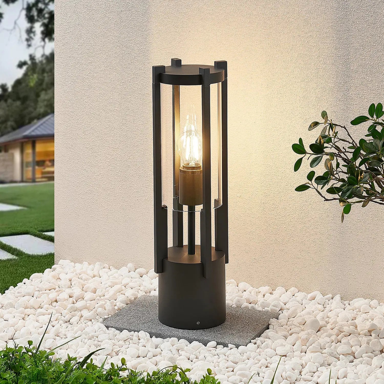 B-Ware Lucande Brienne Sockelleuchte Gartenleuchte Wegeleuchte Wegelicht Wegelampe 685 - 4251096573527
