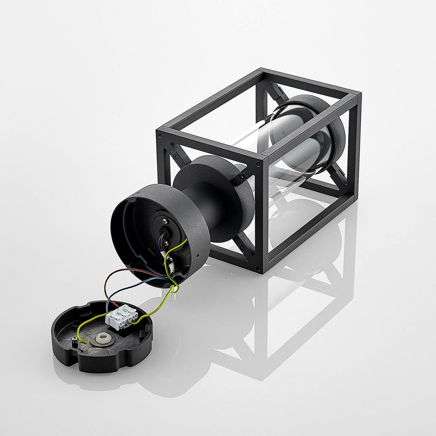 B-Ware Lucande Ferda Sockelleuchte Gartenleuchte Außenleuchte Dekoleuchte E27 Grafit - 4251096576153