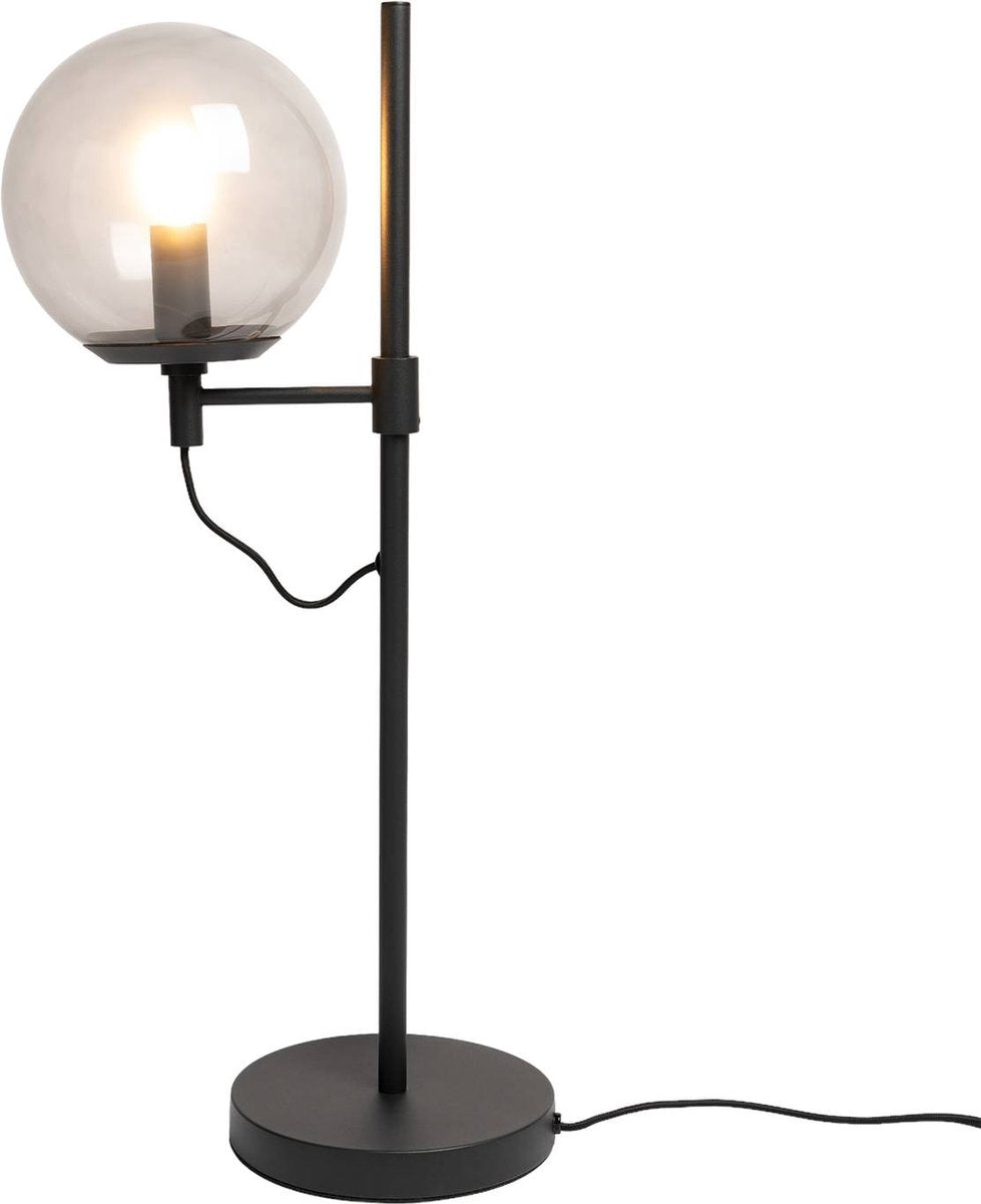 Lucande Tischleuchte Lampe Sotiana Glaskugel Glas Schwarz Esszimmer E14 LED - 4251911746440