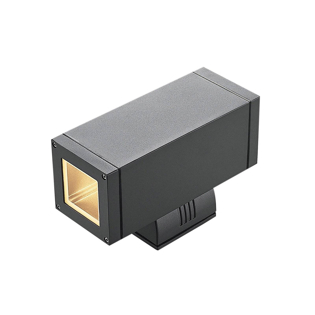 Lucande Stani Außenwandleuchte Wandleuchte Außenlampe 2-flammig E27 dunkelgrau - 4251096569353