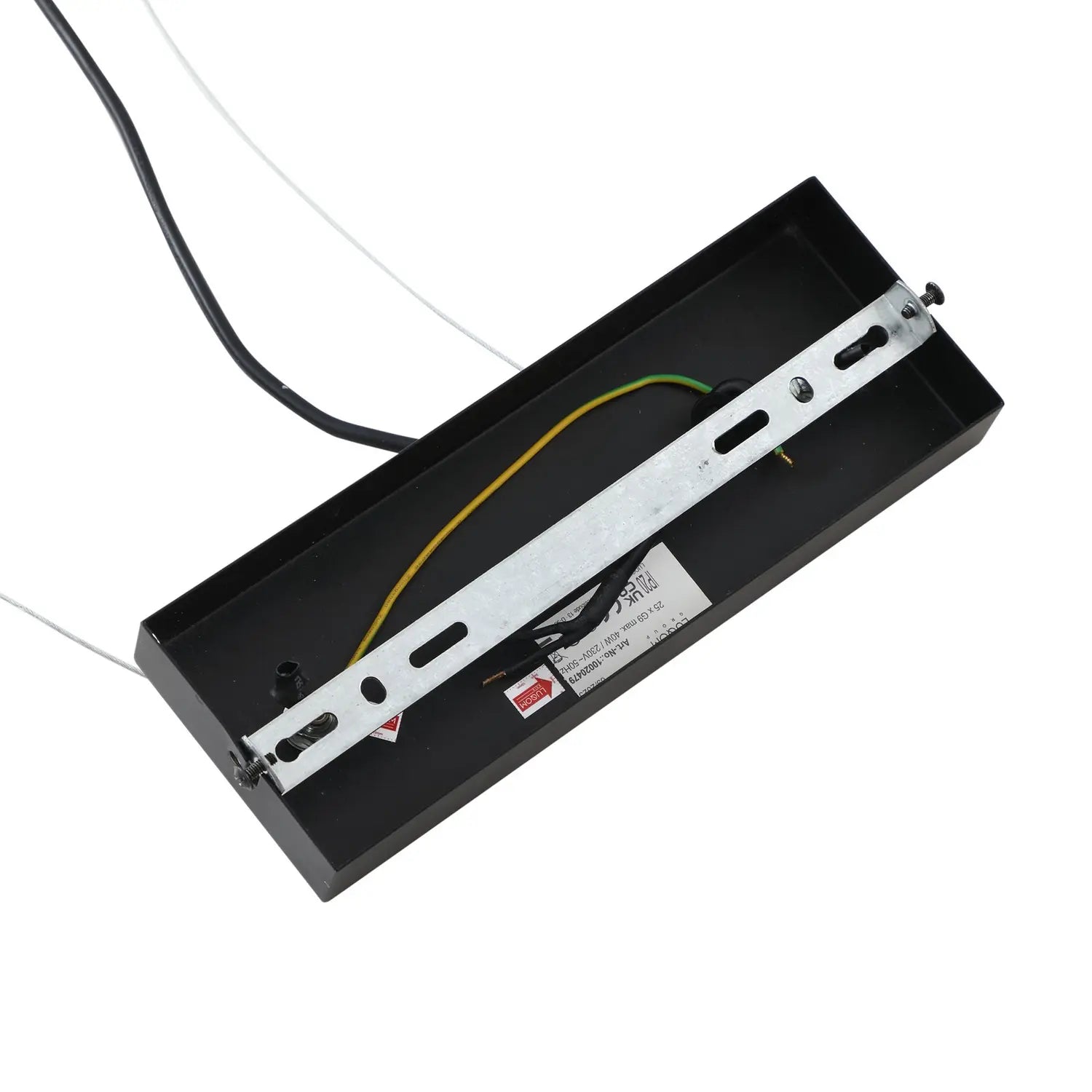 B-Ware Lucande Hängeleuchte Naelen Hängelampe Deckenlampe Schwarz/Grau 125 Cm Glas G9 - 4251911778687