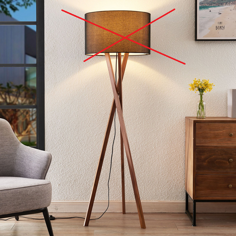 Lucande Auriane Tripod-Stehlampe Standleuchte Stehllampe E27 LED SIEHE TEXT/FOTO - 4251096577822