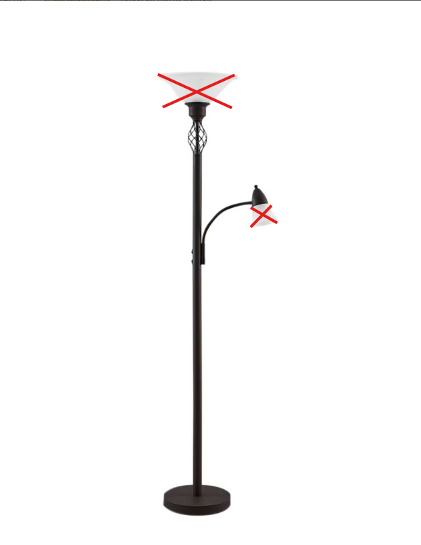 Lucande Deckenfluter Stehlampe Stehleuchte Lampe Leuchte E27 Dunja Siehe Text B-Ware - 4251096502831