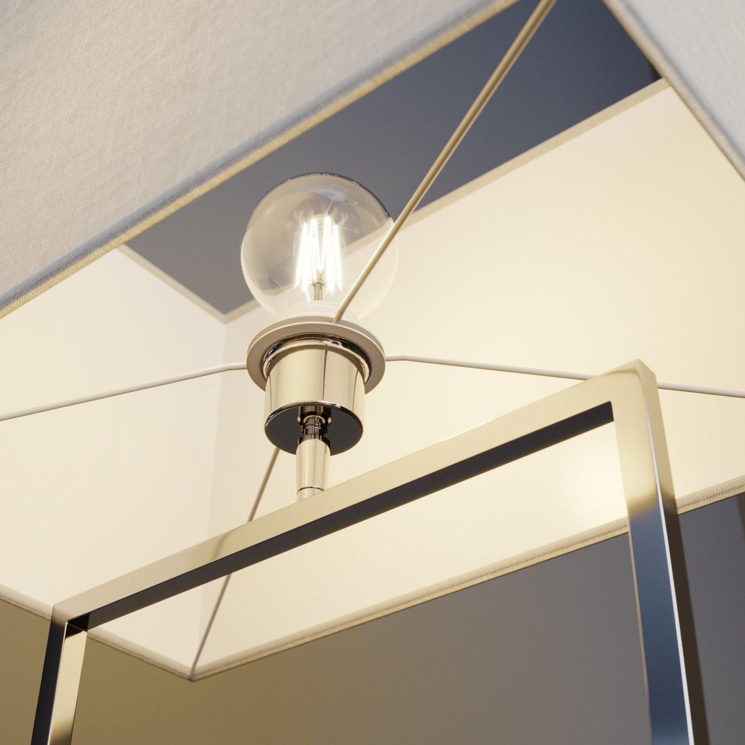 B-Ware Lucande Evaine Stehleuchte Lampe Stehlampe Ip20 E27 Schirm 2 Stück Wie Neu - 4251096566666