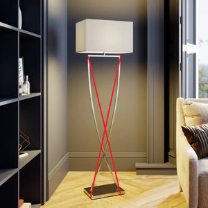 B-Ware Lucande Evaine Stehleuchte Lampe Leuchte Stehlampe E27 Chrom Siehe Text/Foto133