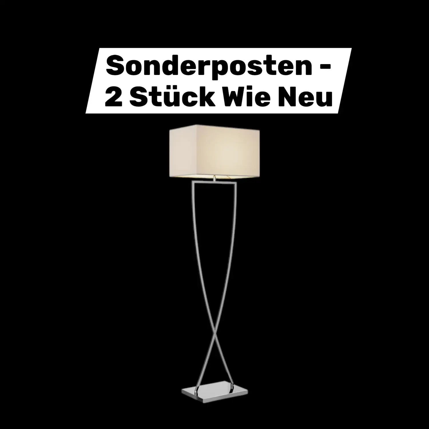 B-Ware Lucande Evaine Stehleuchte Lampe Stehlampe Ip20 E27 Schirm 2 Stück Wie Neu - 4251096566666