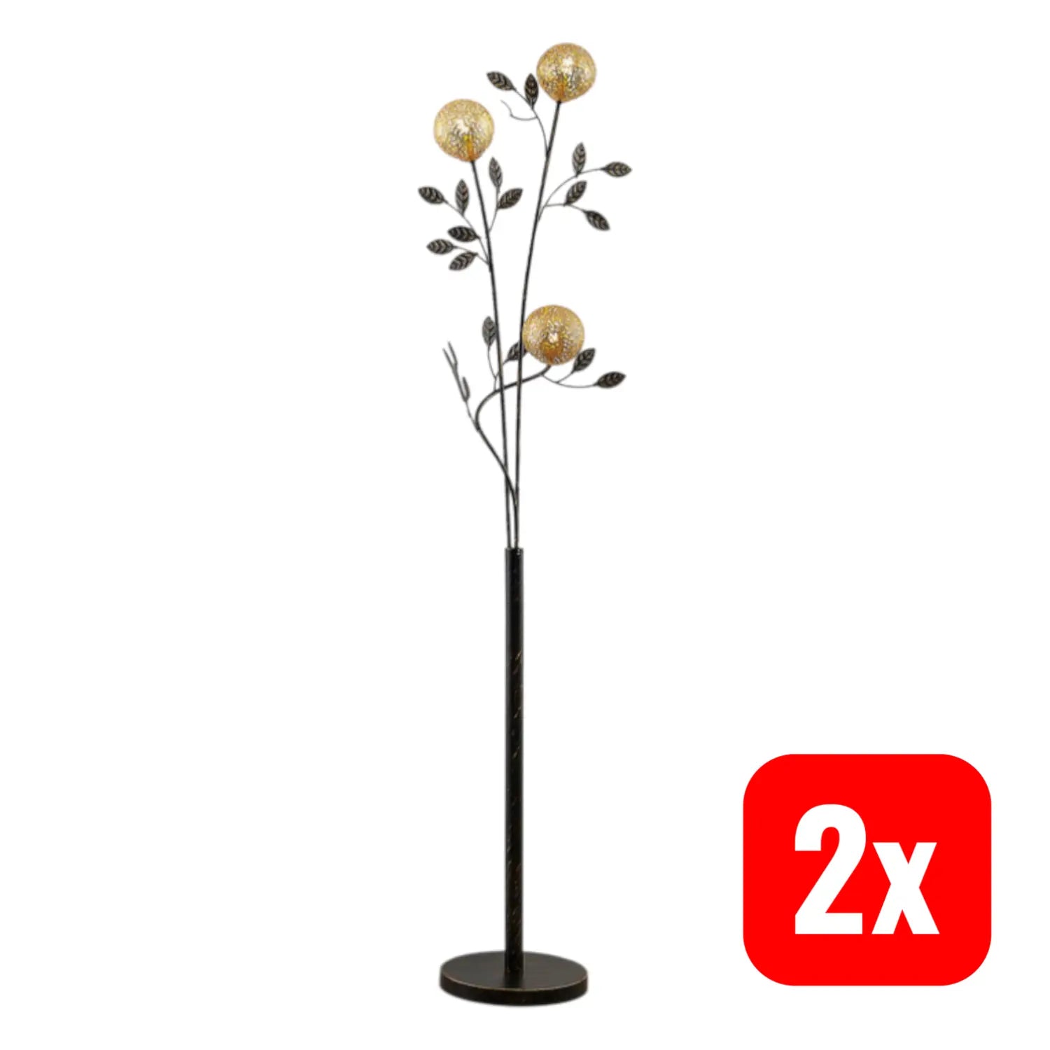 B-Ware Lucande Evory Stehleuchte Stehlampe Standleuchte Lampe Leuchte G9 2 Stück - 4251096586824