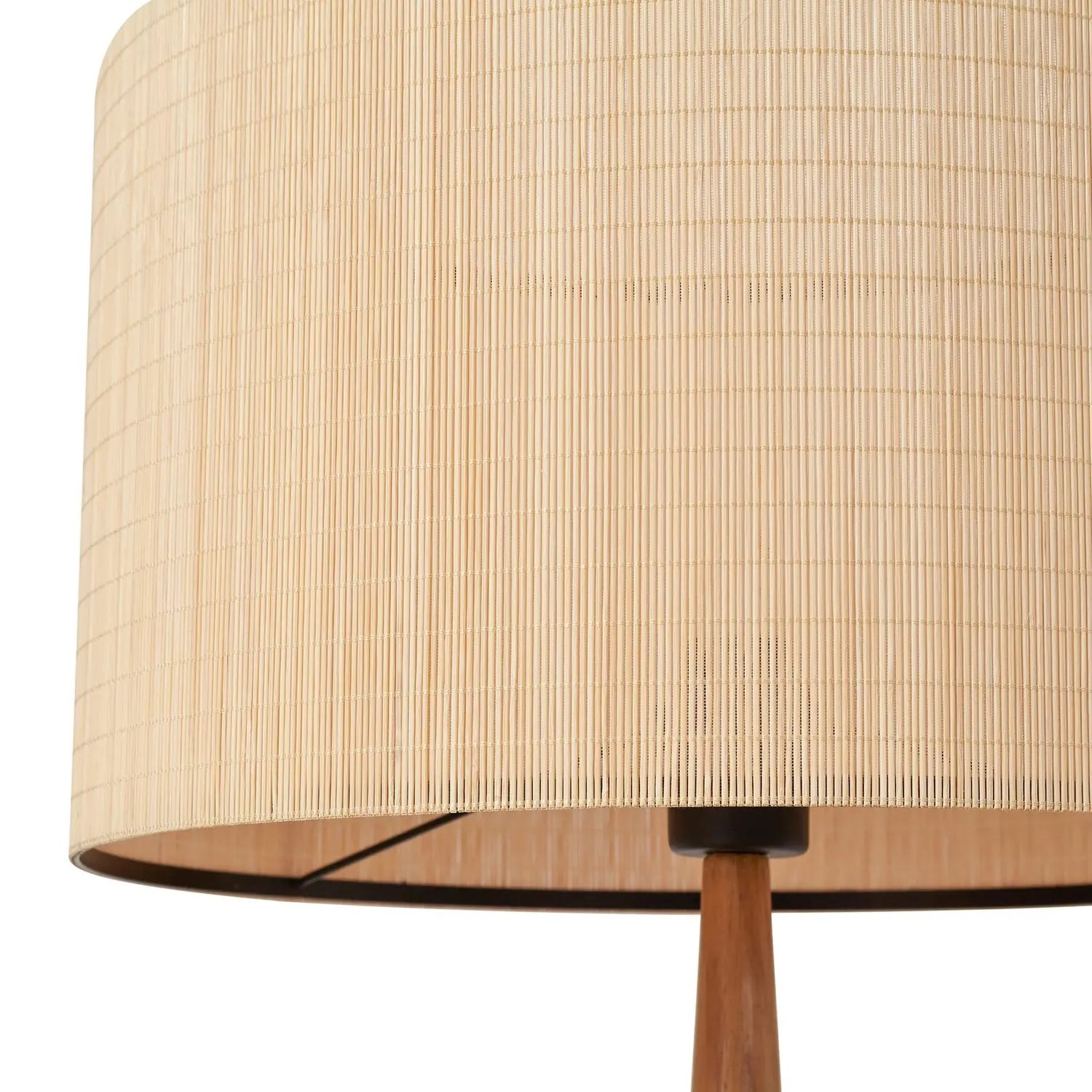 B-Ware Lucande Stehleuchte Lampe Fabrena Naturfarben Bambus Höhe 138cm E27 Led Leuchte - 4255830904318