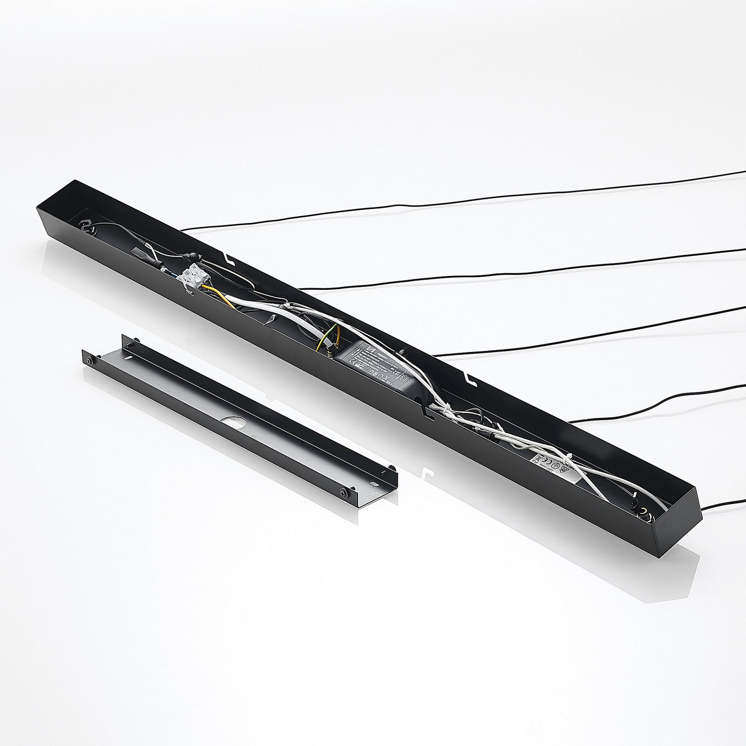 Suspension LED Lucande Stoika de qualité B, plafonnier, lampe suspendue, blanc chaud