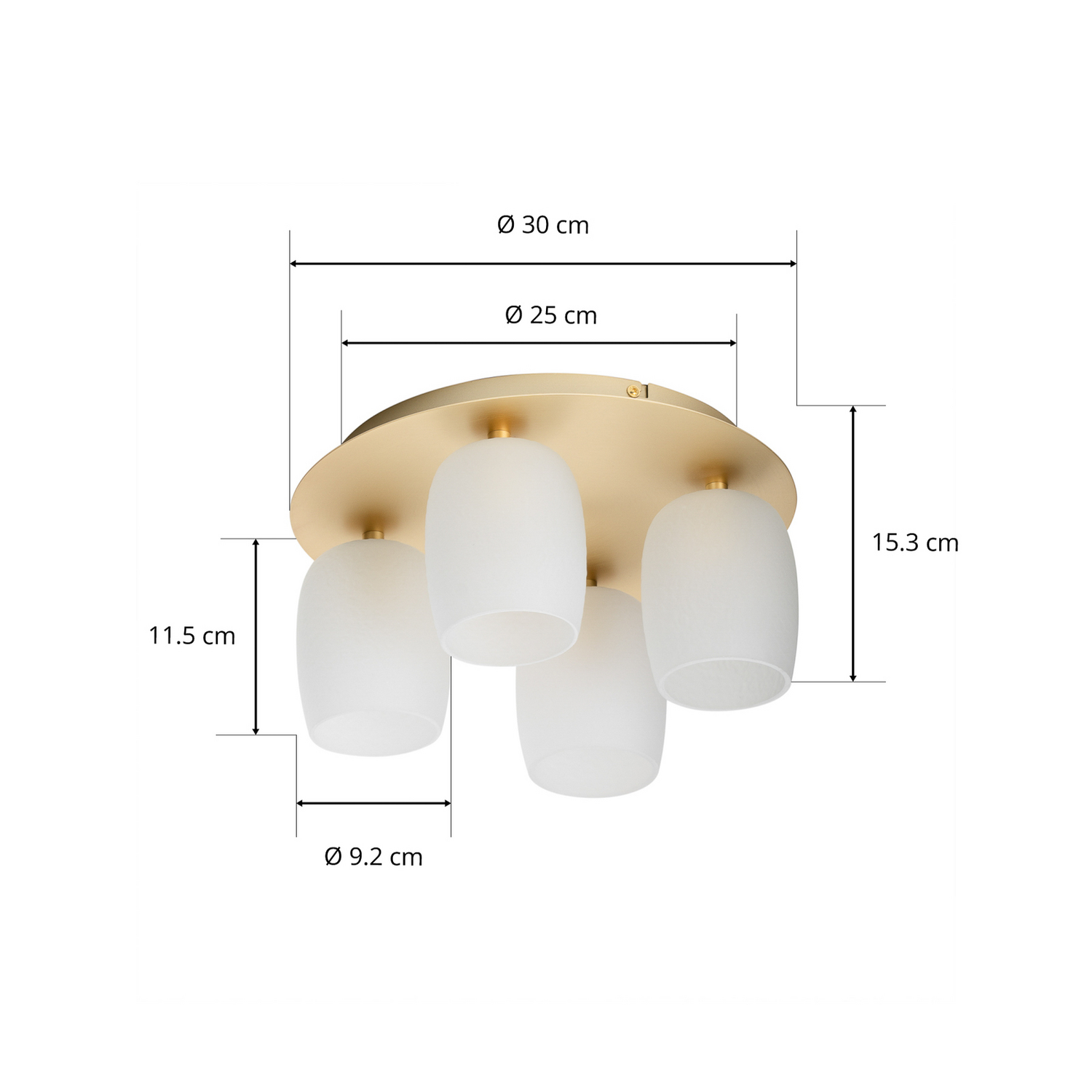 B-Ware Lucande Taylan Deckenleuchte Rondell Led Deckenlampe Leuchte Innenbeleuchtung692 - 4251911757026