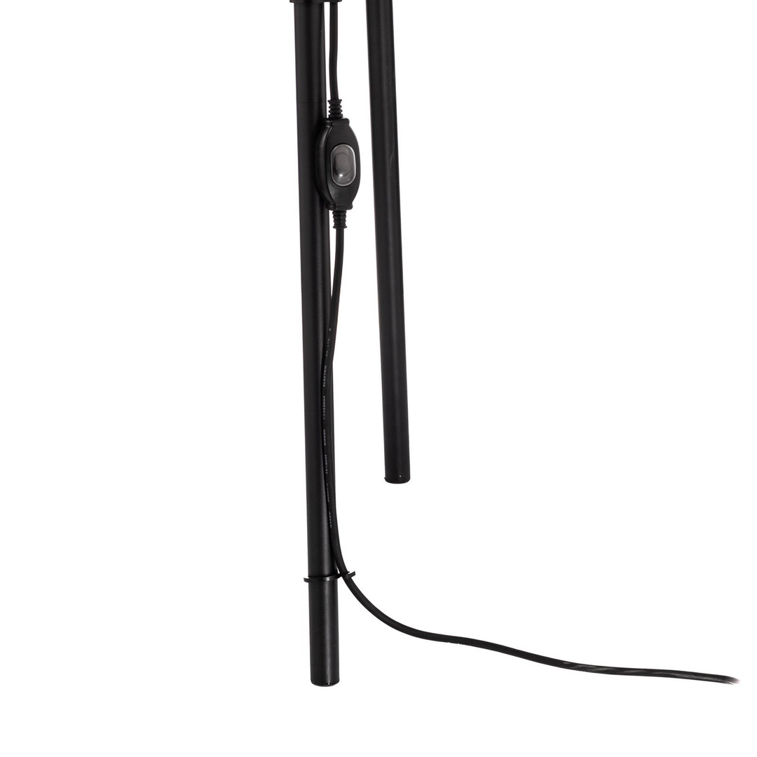 Lucande Terrassenleuchte Außenlampe Jaimy Dreibein Aluminium Weiß Schwarz 148cm B-Ware - 4251911764475