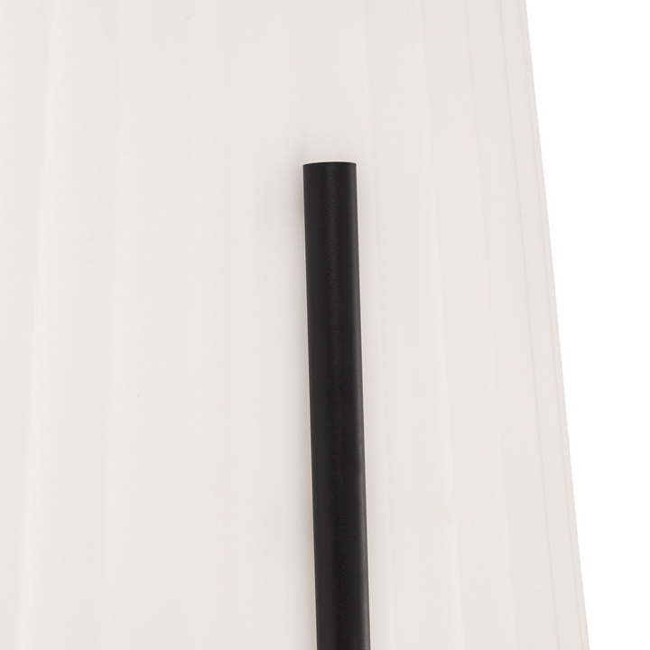 Lucande Terrassenleuchte Außenlampe Jaimy Dreibein Aluminium Weiß Schwarz 148cm B-Ware - 4251911764475