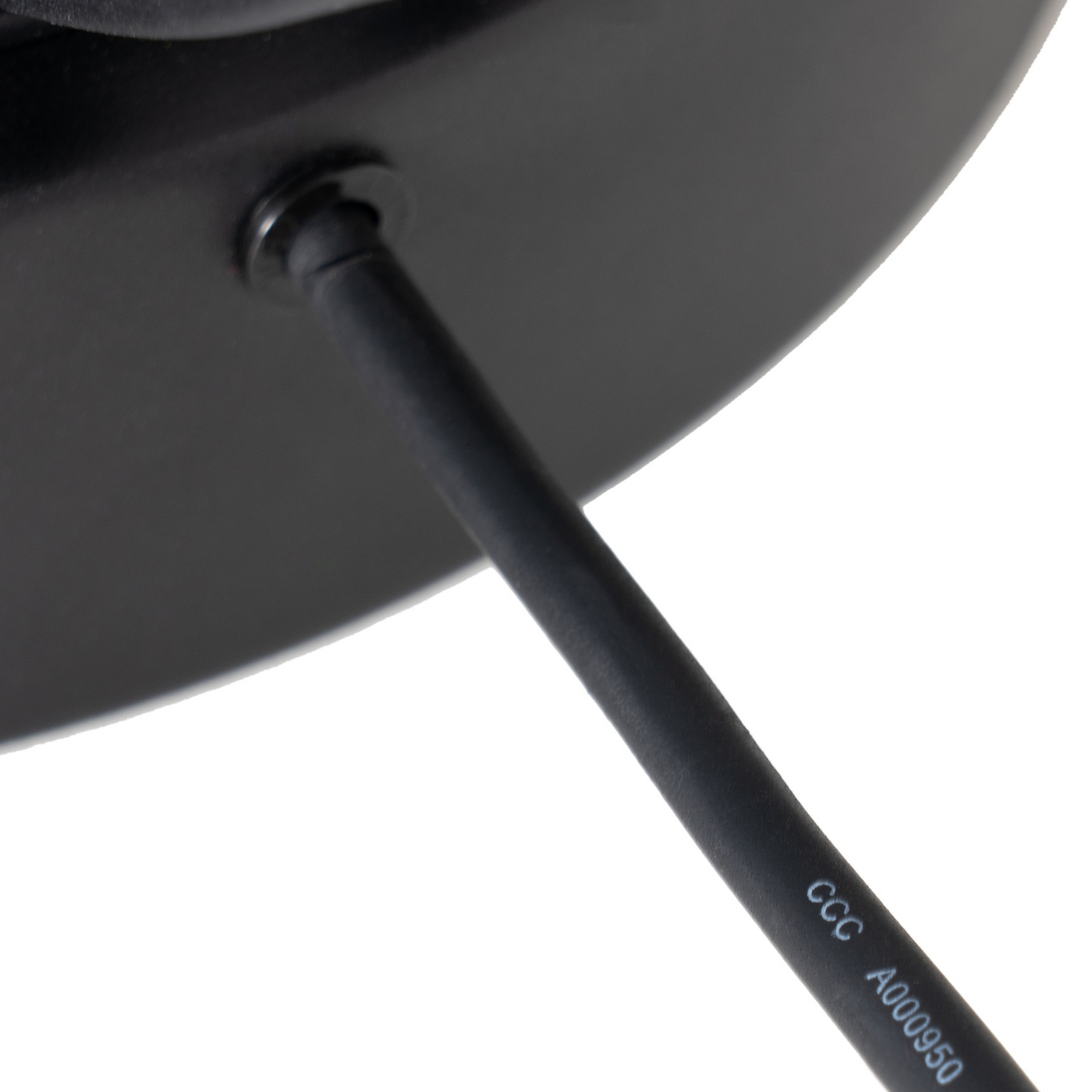 B-Ware Lucande Terrassenleuchte Außenlampe Marrin Schwarz Metall ø46cm Outdoorleuchte