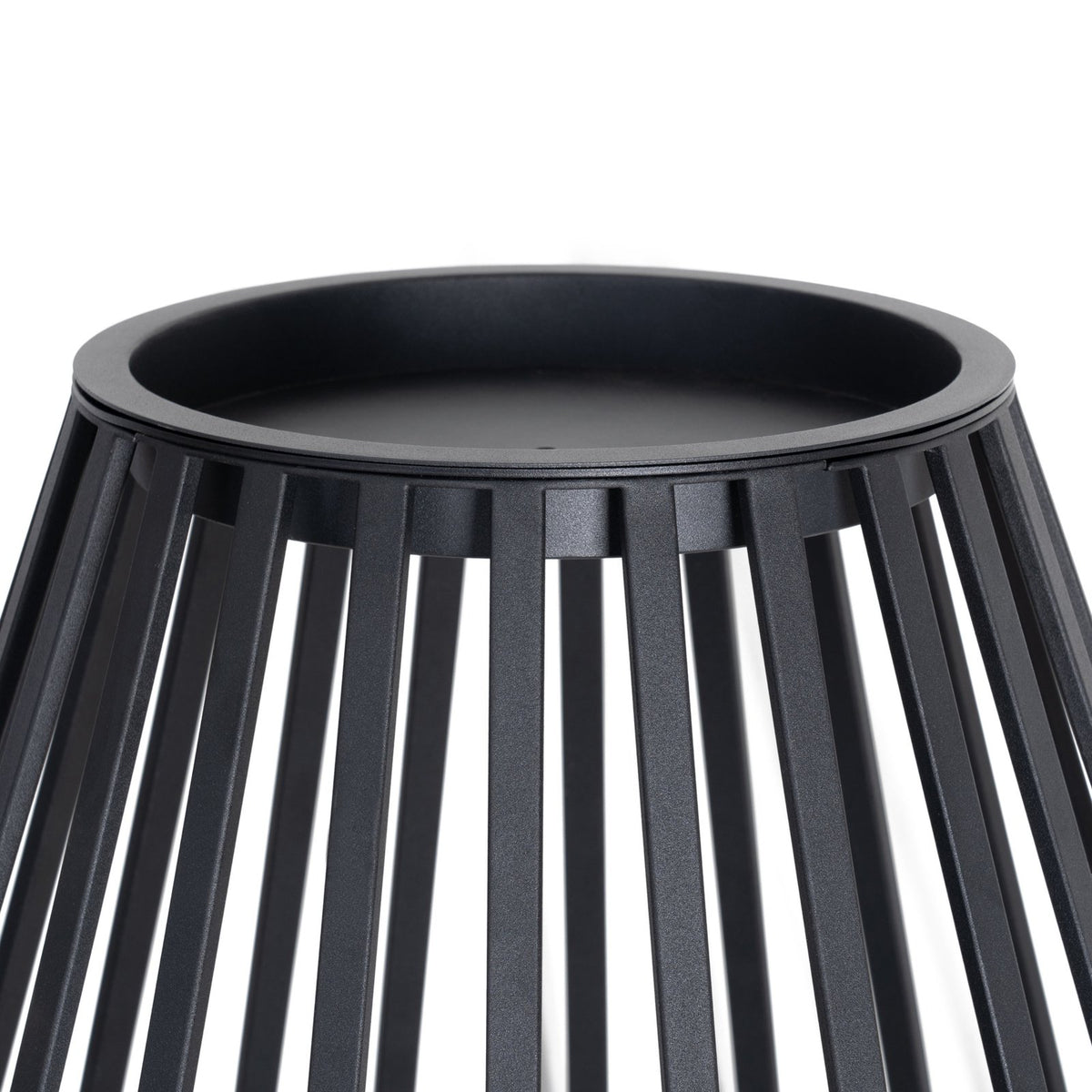 Lucande Terrassenleuchte Außenlampe Marrin schwarz Metall Ø46cm Outdoorleuc478 - 4251911787184