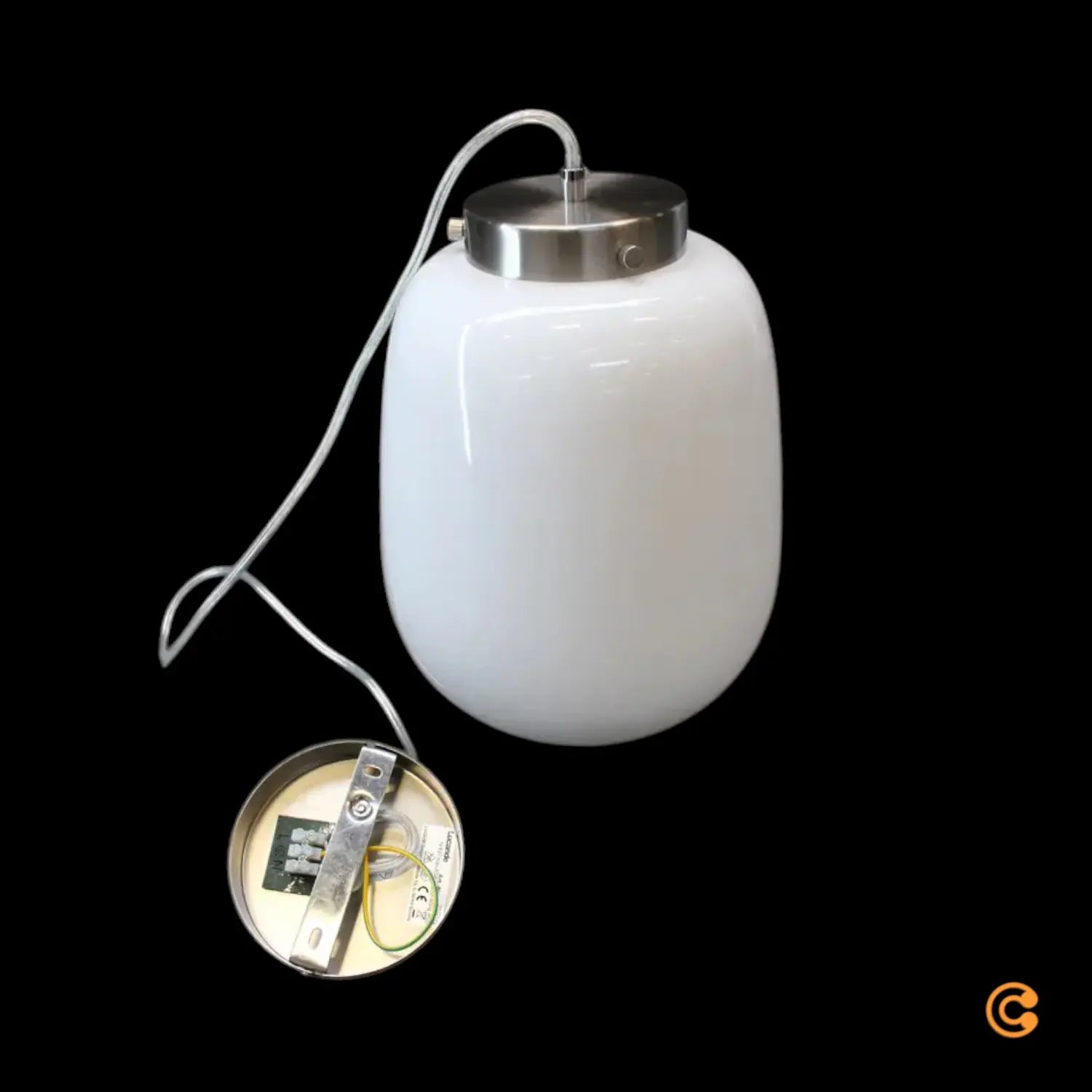 B-Ware Lucande Stehleuchte Standlampe Tessi Beleuchtung Weiss Silber Minimalistisch - 4251096573930