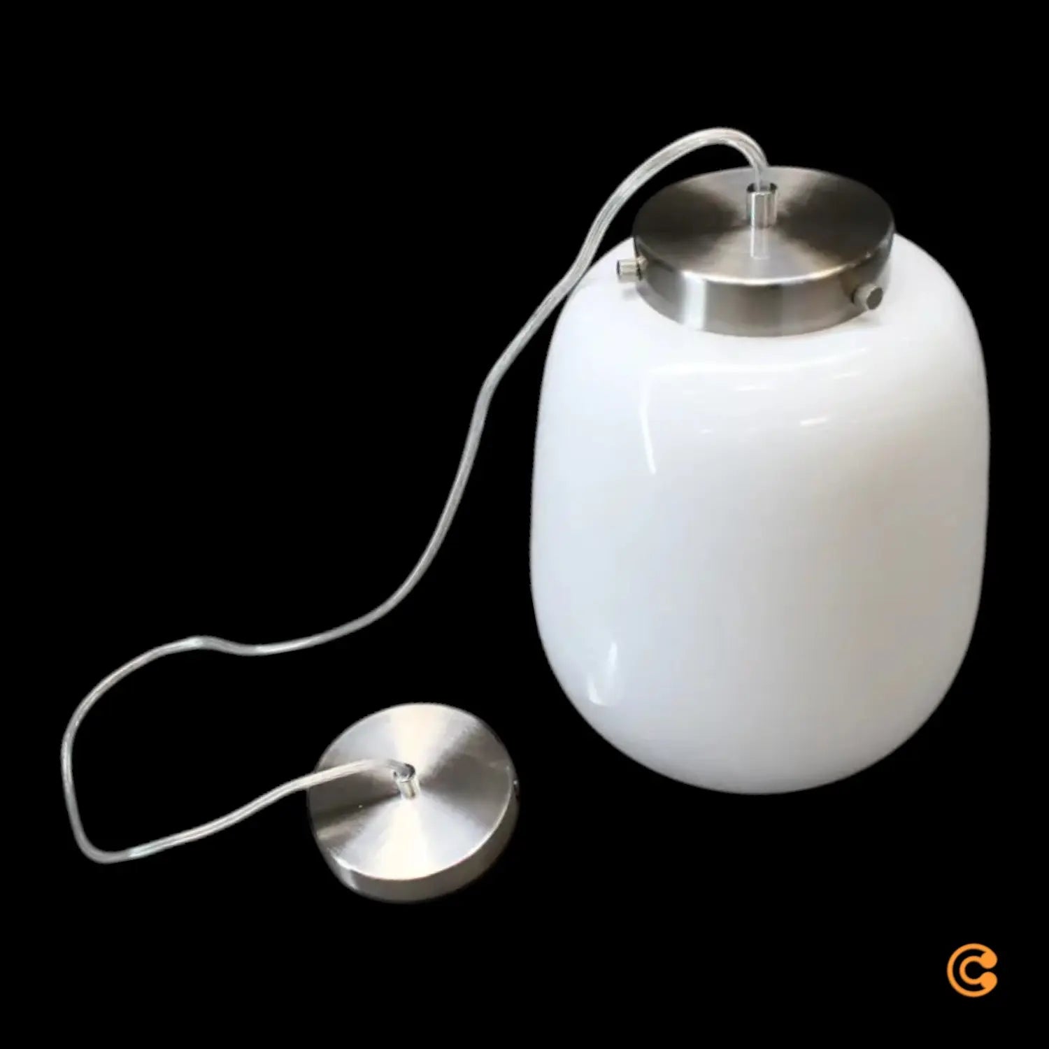 B-Ware Lucande Stehleuchte Standlampe Tessi Beleuchtung Weiss Silber Minimalistisch - 4251096573930