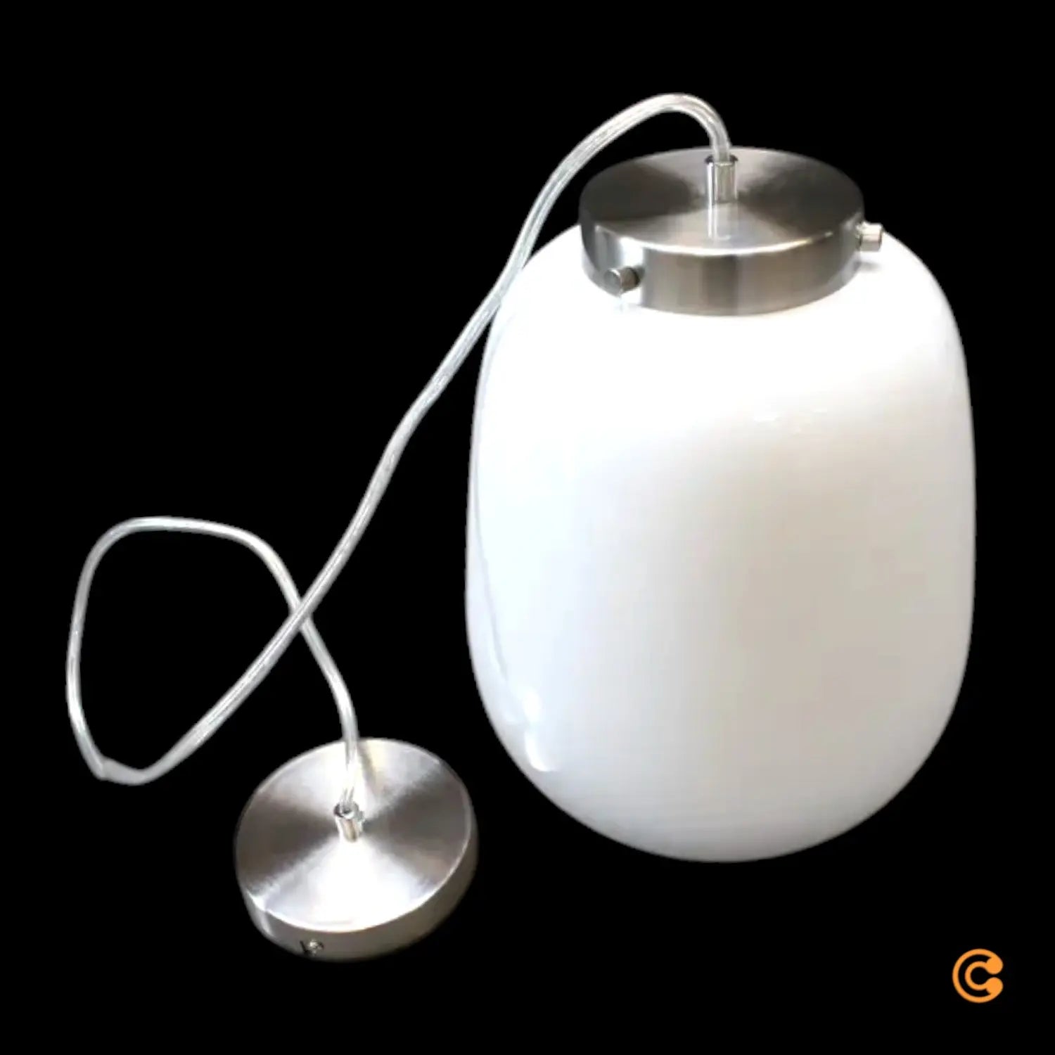 B-Ware Lucande Stehleuchte Standlampe Tessi Beleuchtung Weiss Silber Minimalistisch - 4251096573930
