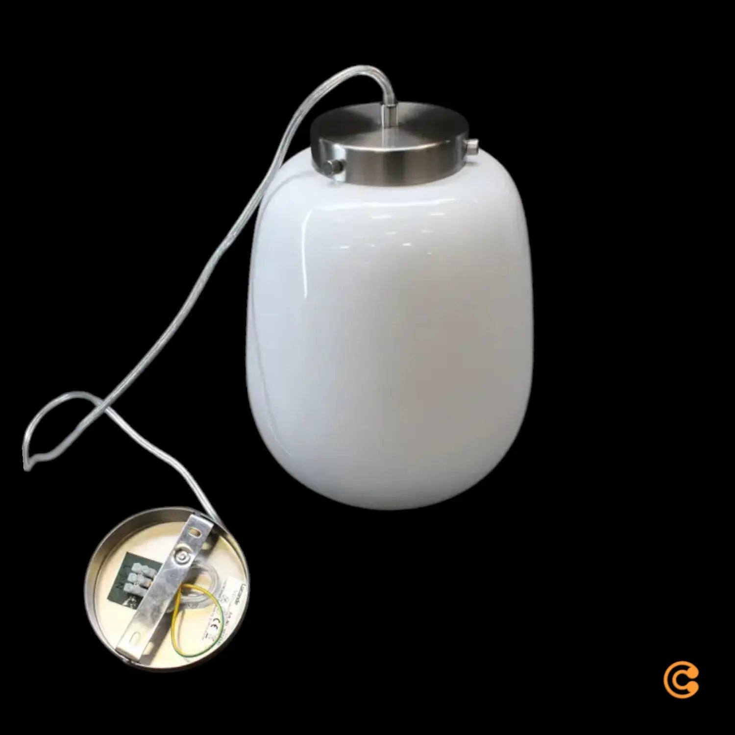 B-Ware Lucande Stehleuchte Standlampe Tessi Beleuchtung Weiss Silber Minimalistisch - 4251096573930