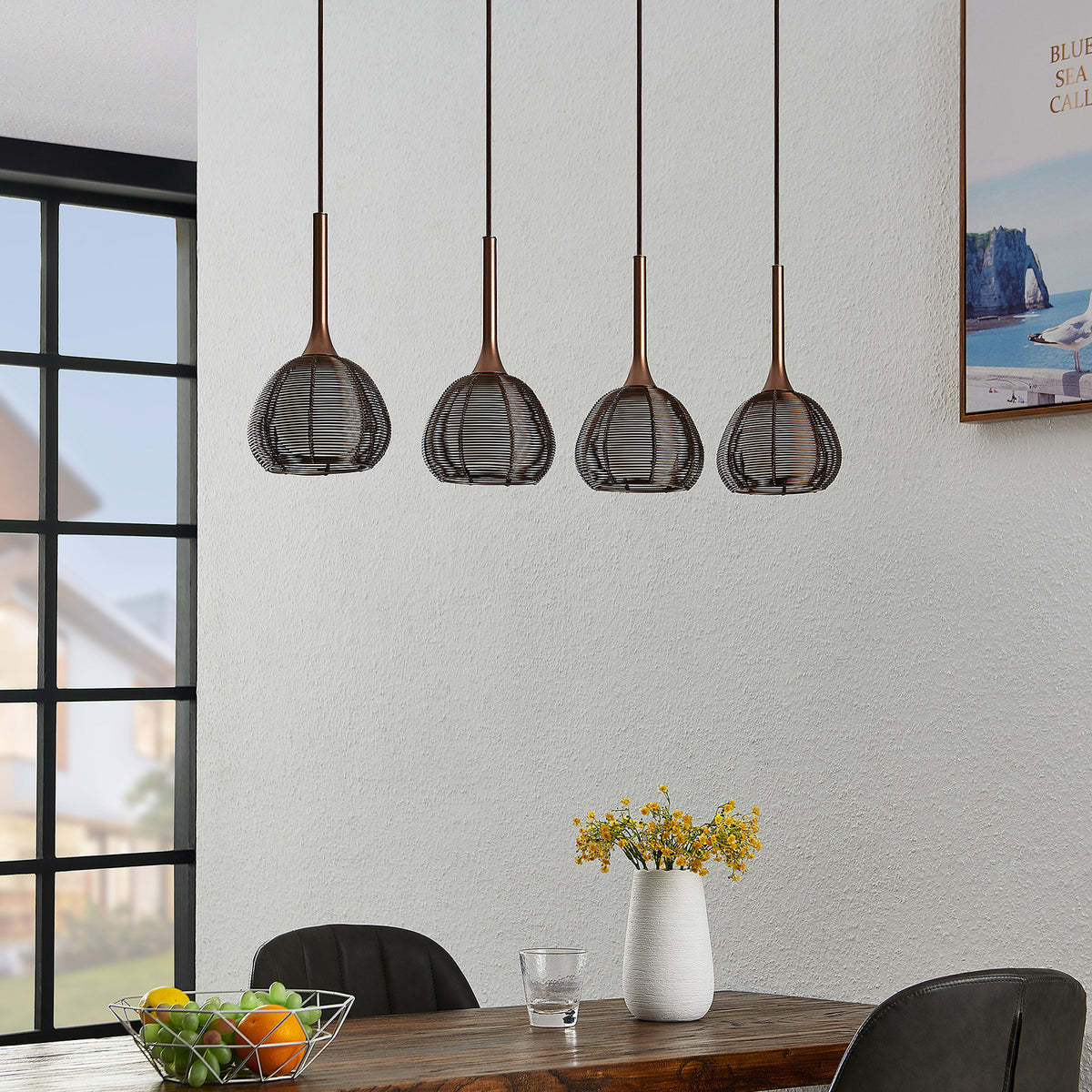 Lucande Noud LED-Deckenlampe Deckenleuchte Lampe Leuchte Spiralleuchte dimmbar - 4251096598766