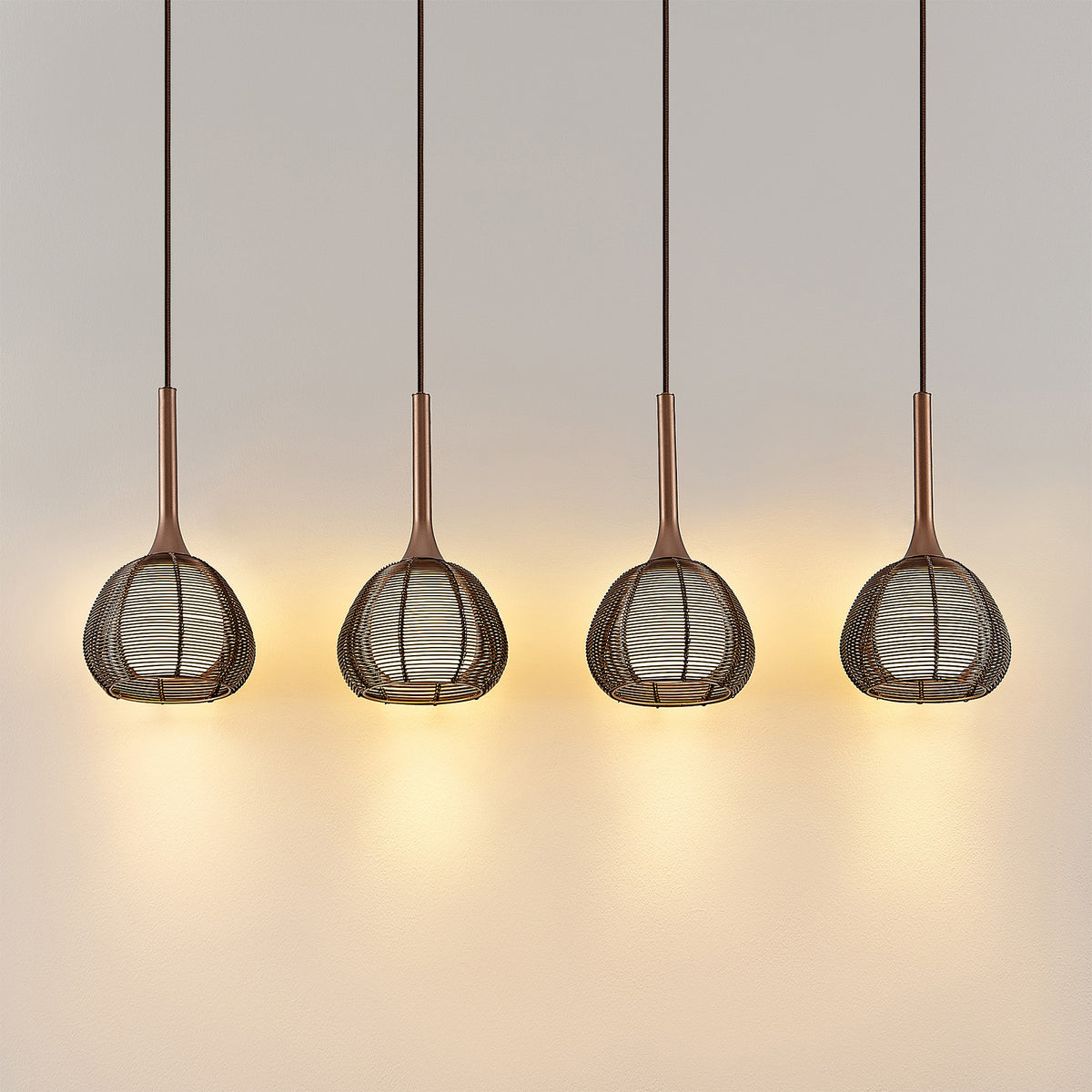 Lucande Noud LED-Deckenlampe Deckenleuchte Lampe Leuchte Spiralleuchte dimmbar - 4251096598766