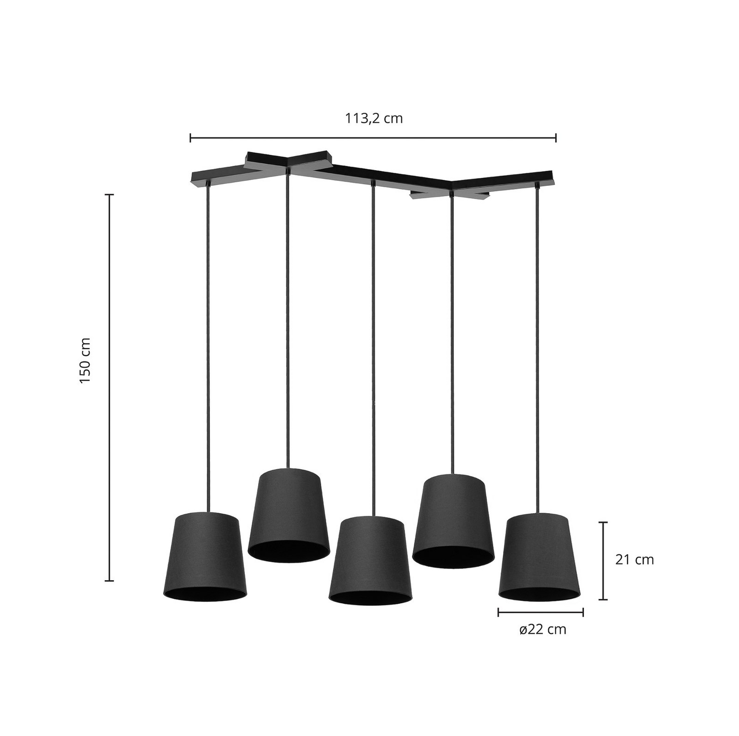 B-Ware Lucande Thamila Hängeleuchte Hängelampe Leuchte Lampe Pendelleuchte Pendellam660 - 4251911746662